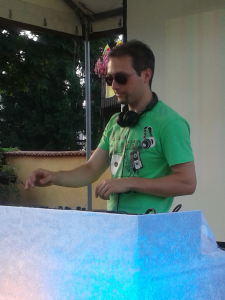 DJ Motzel auf dem Rohrhofer Sommerfest